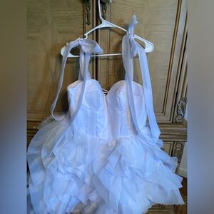 White bridal dress/ formal